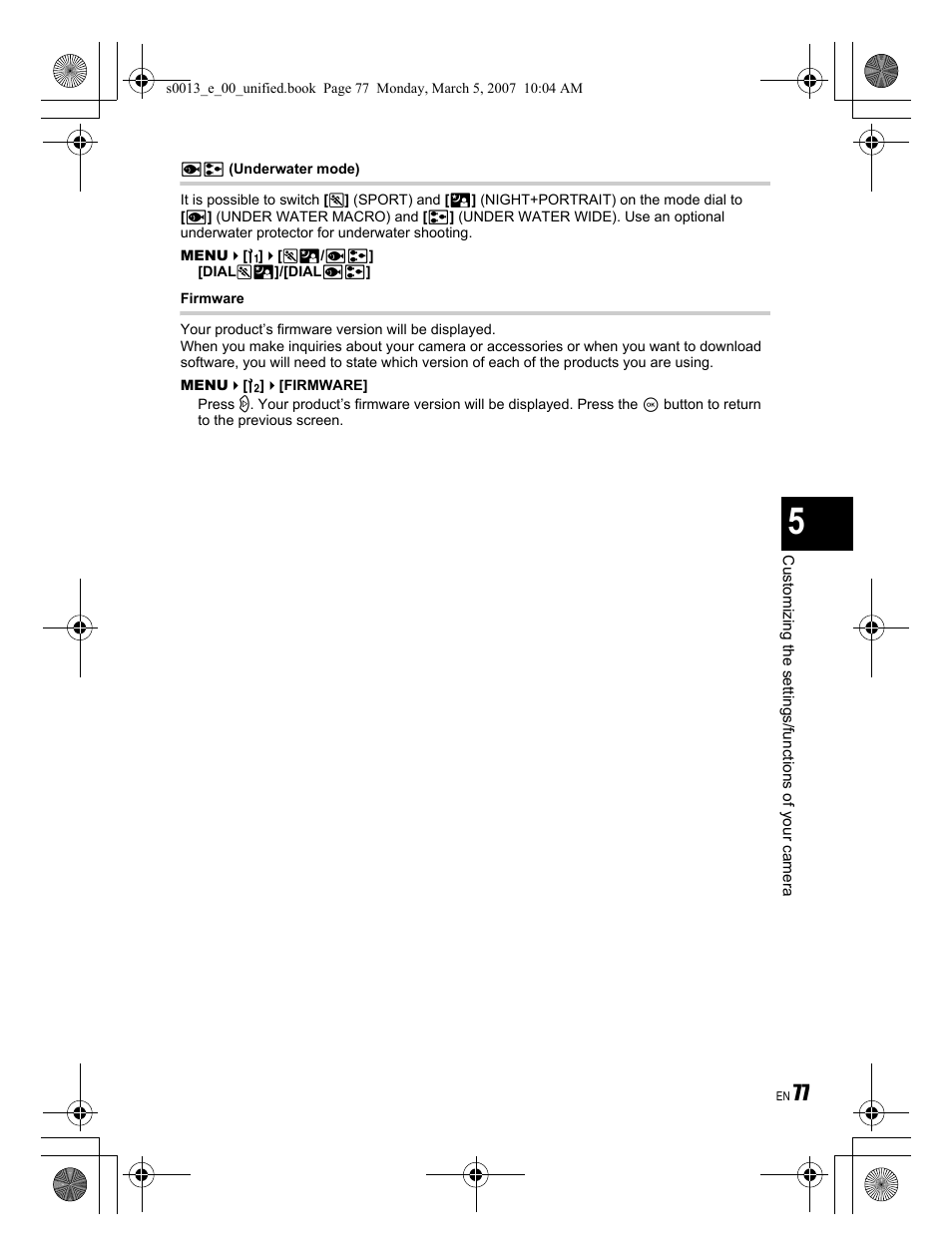 Olympus EVOLT E-410 User Manual | Page 77 / 132