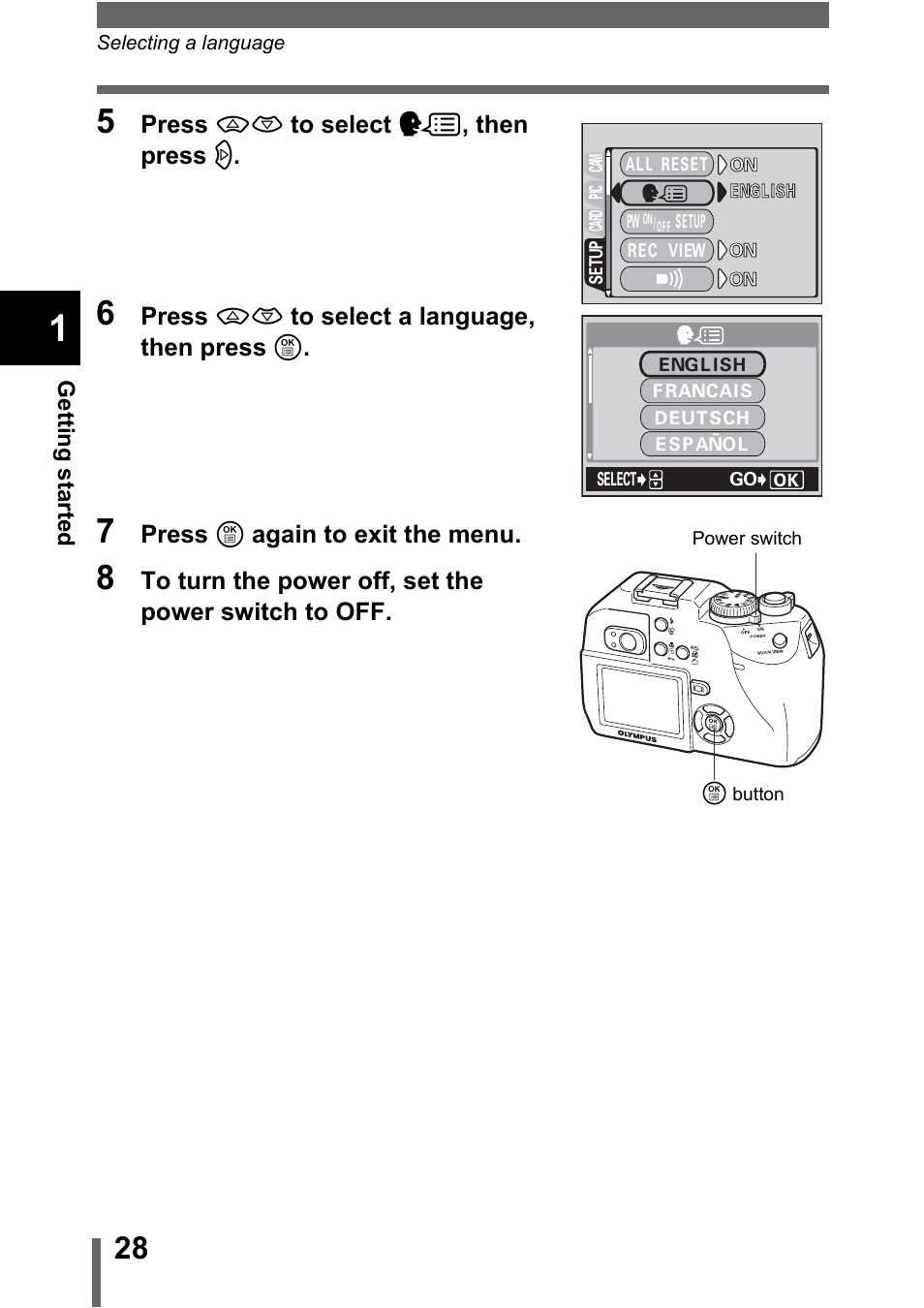 Olympus C-5000 Zoom User Manual | Page 29 / 215