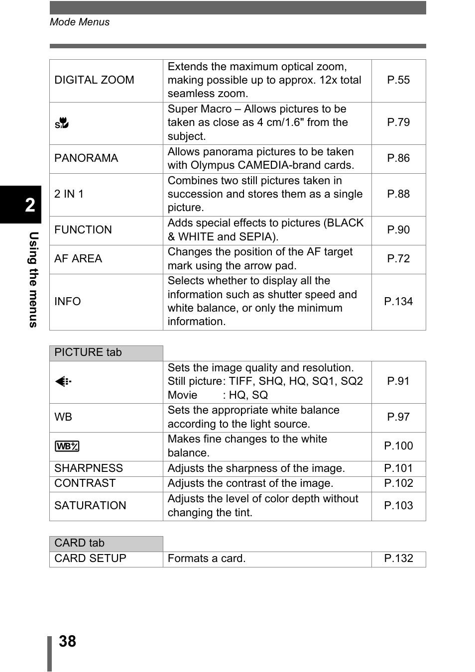 Olympus C-5000 Zoom User Manual | Page 39 / 215