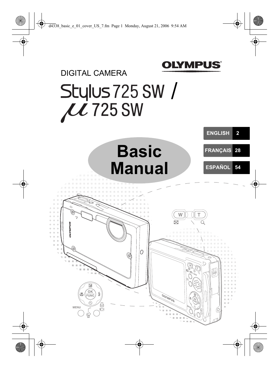 Olympus Stylus 725 SW User Manual | 84 pages