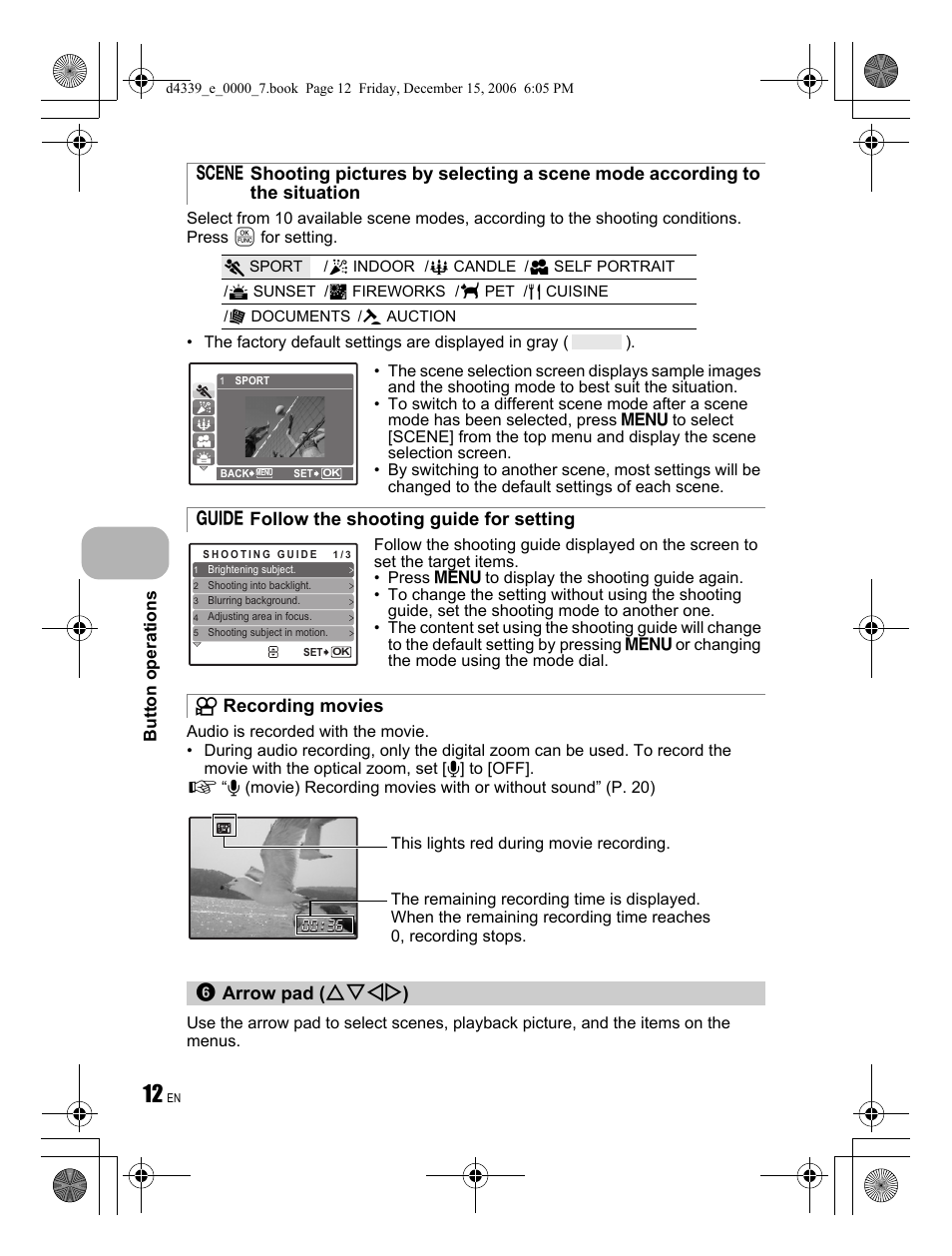 Olympus FE-250 User Manual | Page 12 / 76