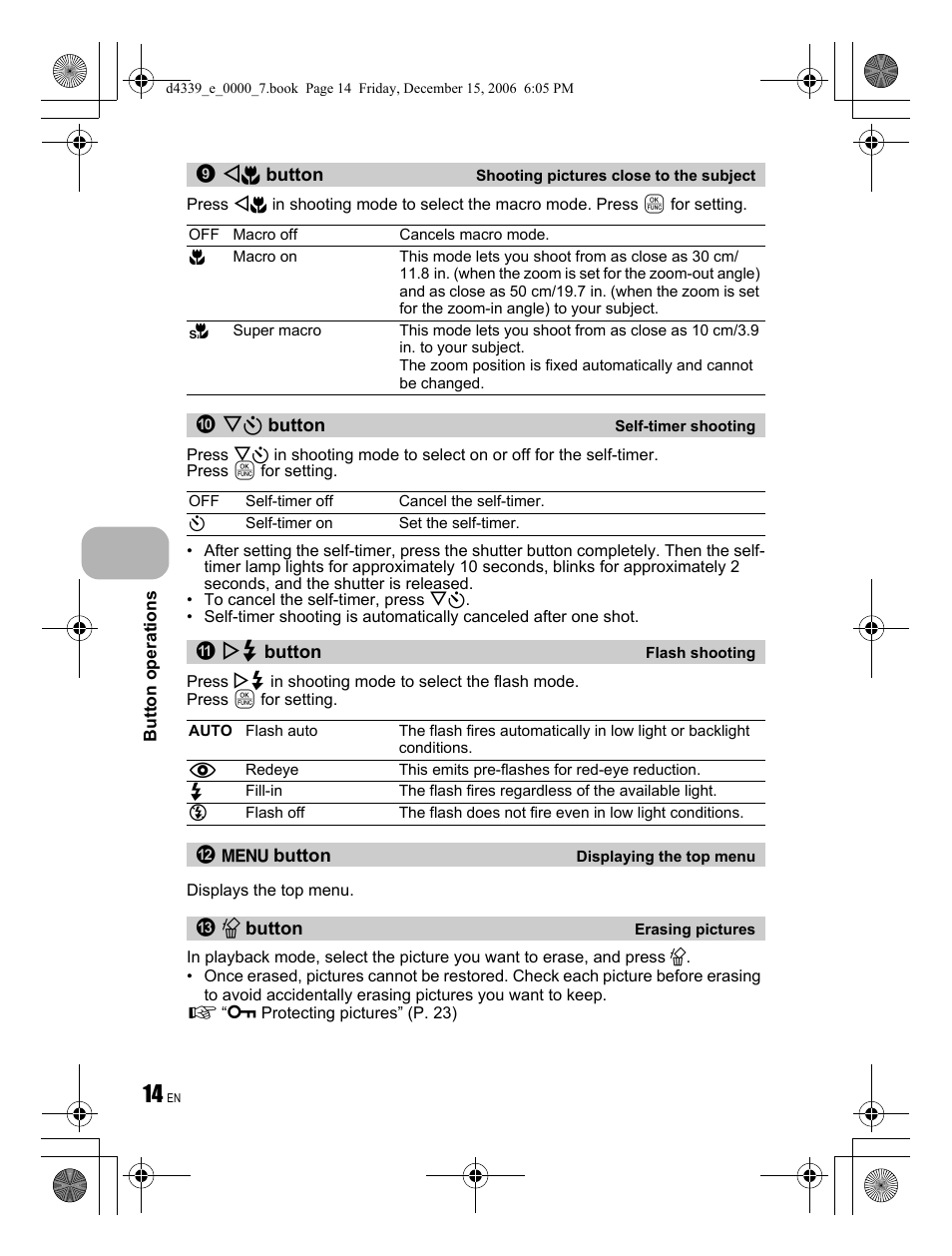 Olympus FE-250 User Manual | Page 14 / 76