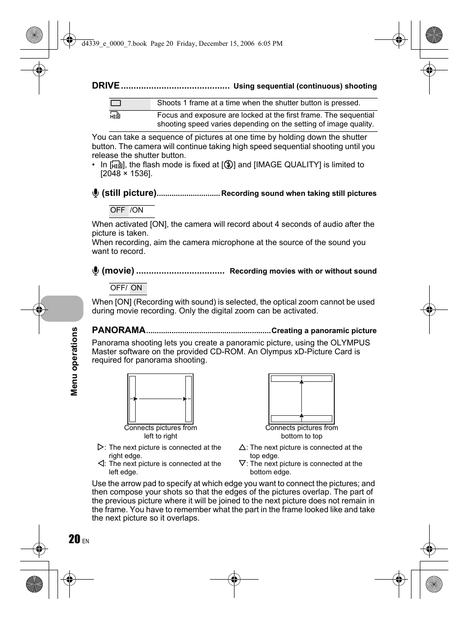 Olympus FE-250 User Manual | Page 20 / 76