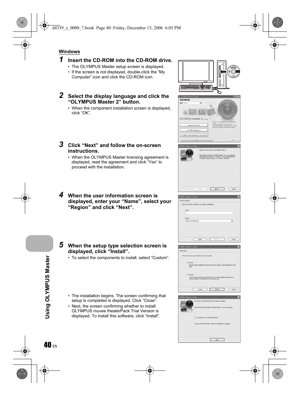 Olympus FE-250 User Manual | Page 40 / 76