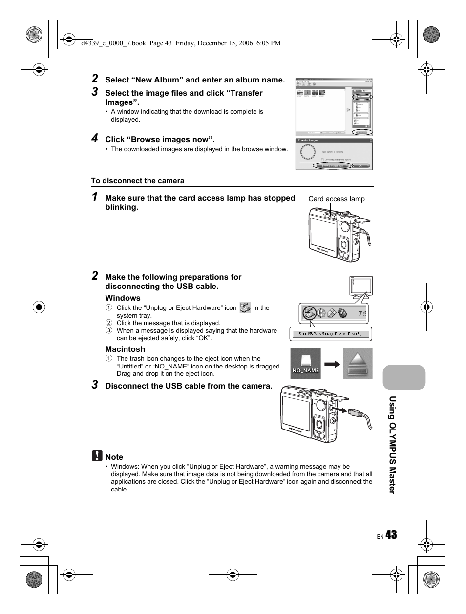 Olympus FE-250 User Manual | Page 43 / 76