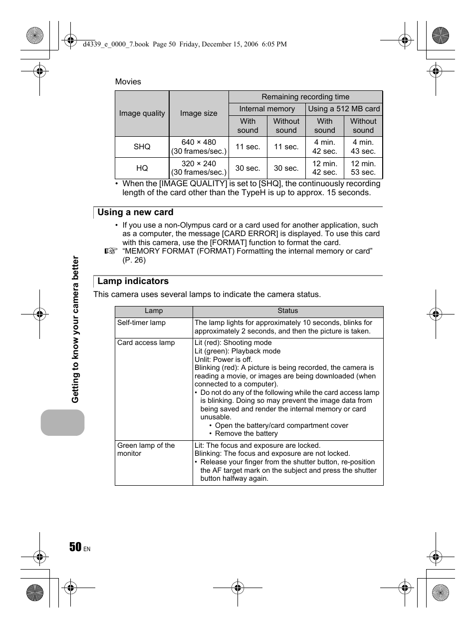 Olympus FE-250 User Manual | Page 50 / 76
