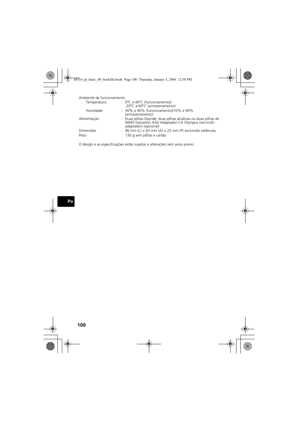 Olympus FE-130 User Manual | Page 100 / 108
