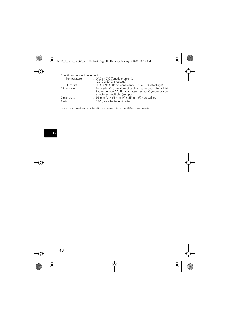 Olympus FE-130 User Manual | Page 48 / 108