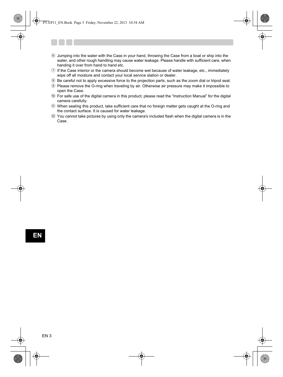 Olympus PTEP11 User Manual | Page 4 / 89