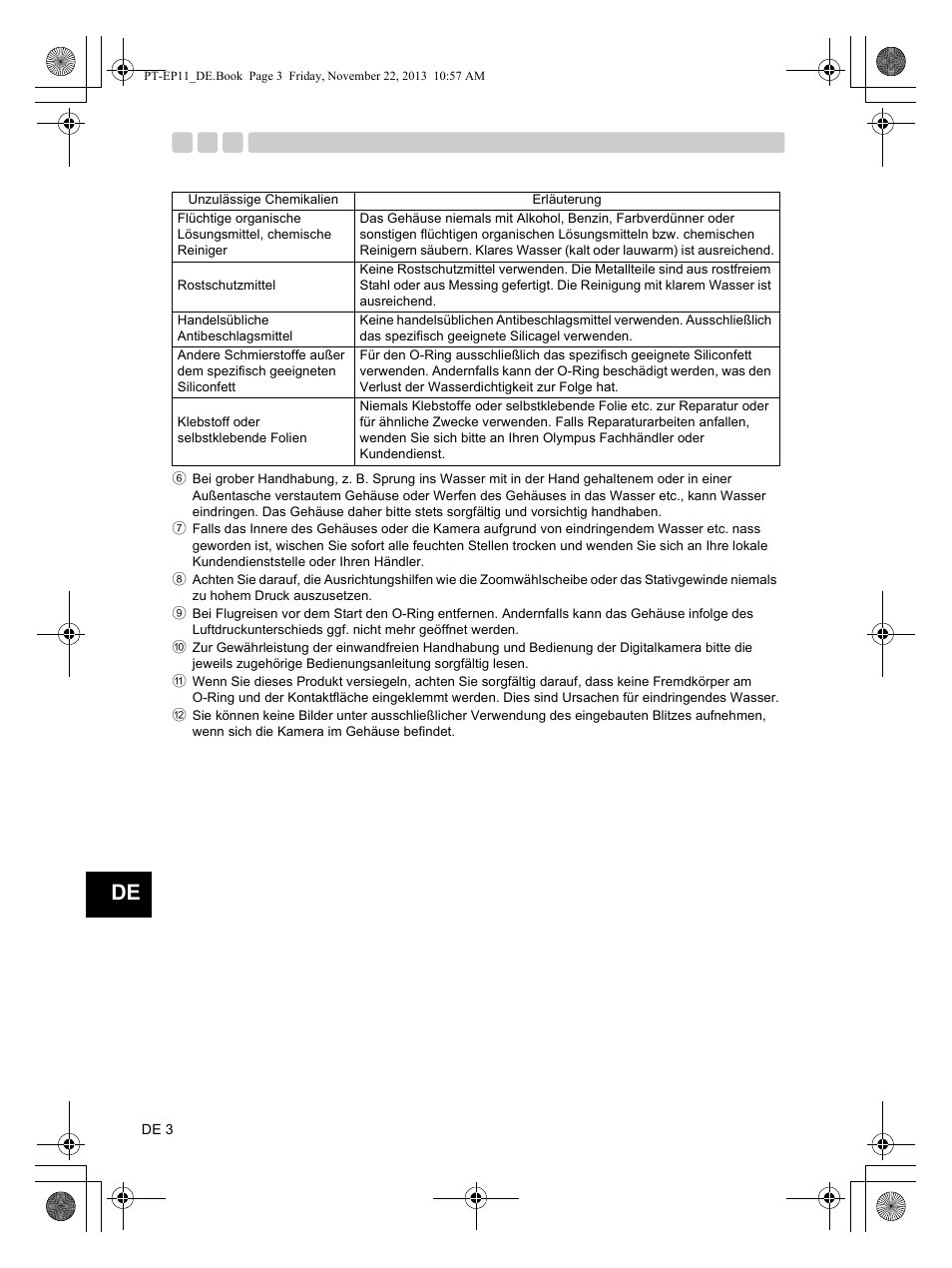 Olympus PTEP11 User Manual | Page 48 / 89