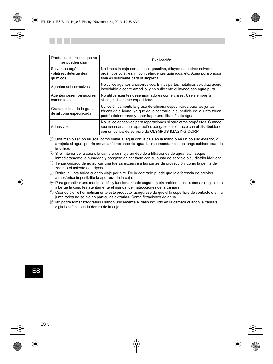 Olympus PTEP11 User Manual | Page 70 / 89
