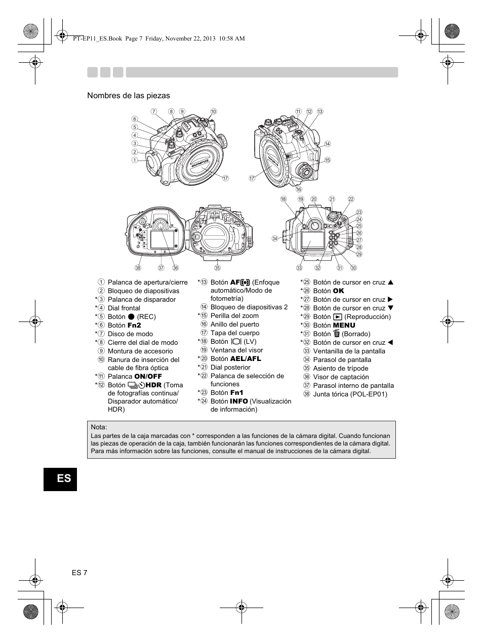 Olympus PTEP11 User Manual | Page 74 / 89