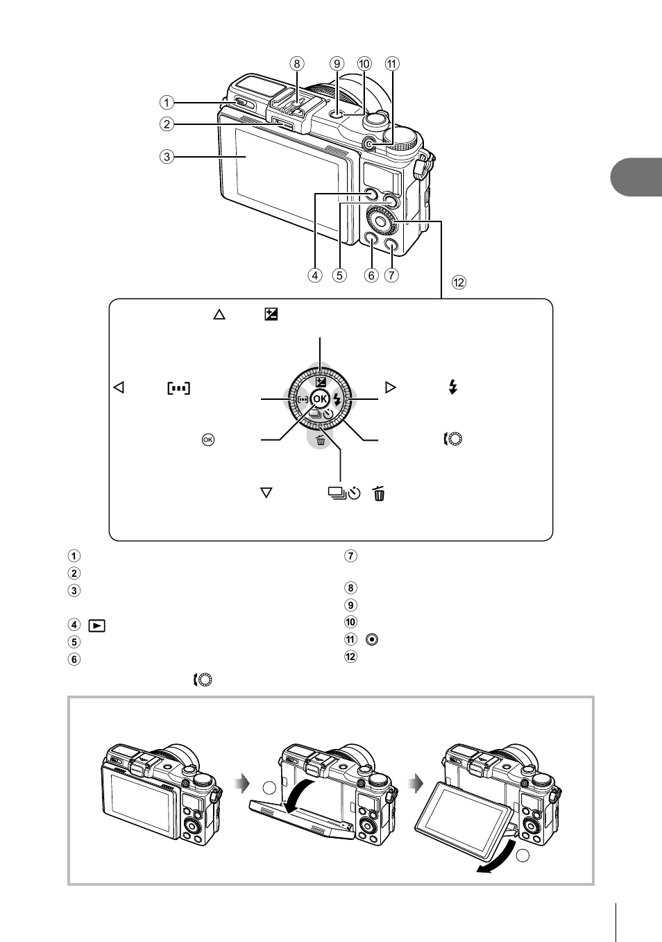 Preparations for shooting | Olympus Stylus XZ-2 iHS User Manual | Page 3 / 102