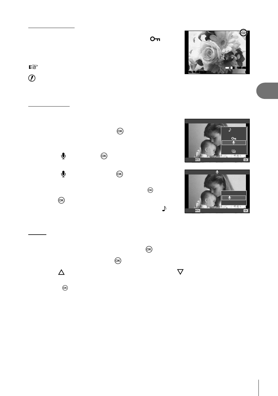 Basic photography | Olympus Stylus XZ-2 iHS User Manual | Page 31 / 102