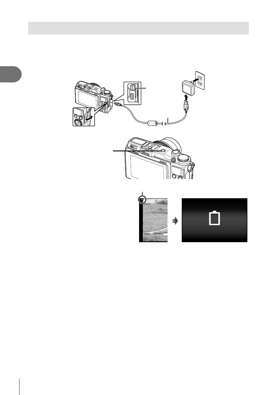 Charging the battery, Preparations for shooting | Olympus Stylus XZ-2 iHS User Manual | Page 6 / 102