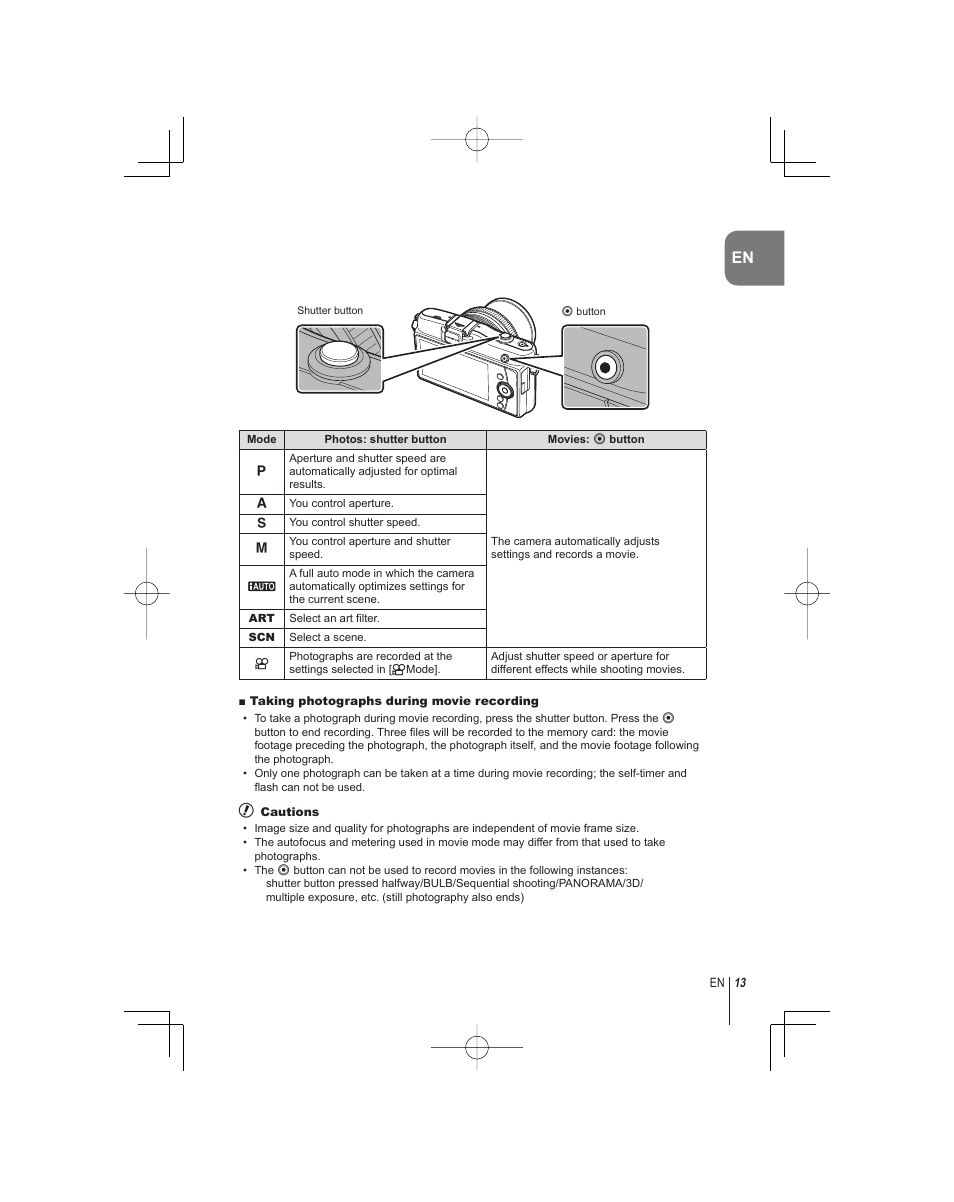Olympus E-PM1 User Manual | Page 13 / 92