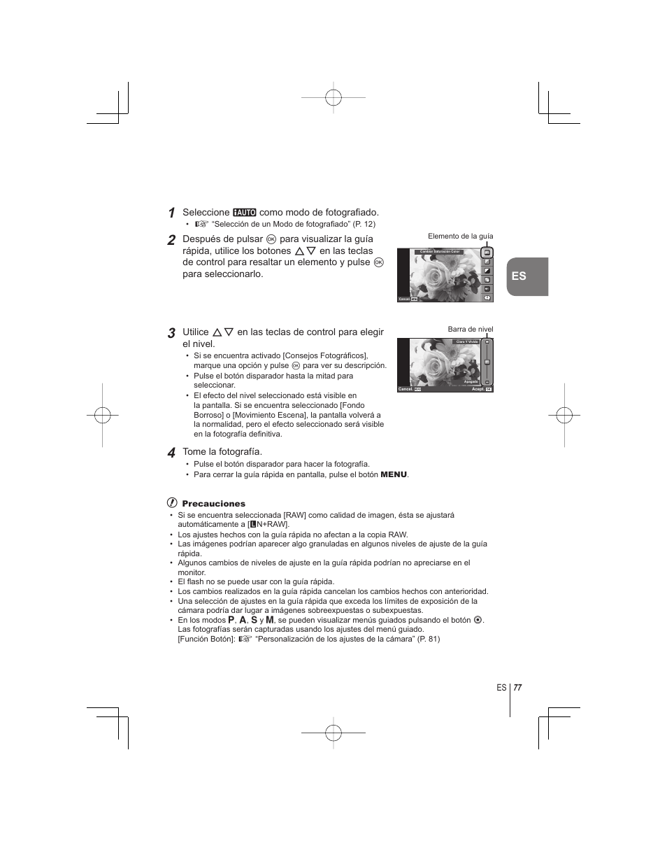 Olympus E-PM1 User Manual | Page 77 / 92
