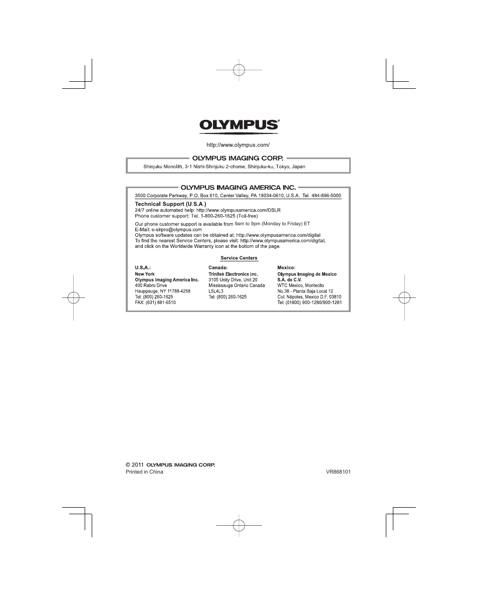 Olympus E-PM1 User Manual | Page 92 / 92