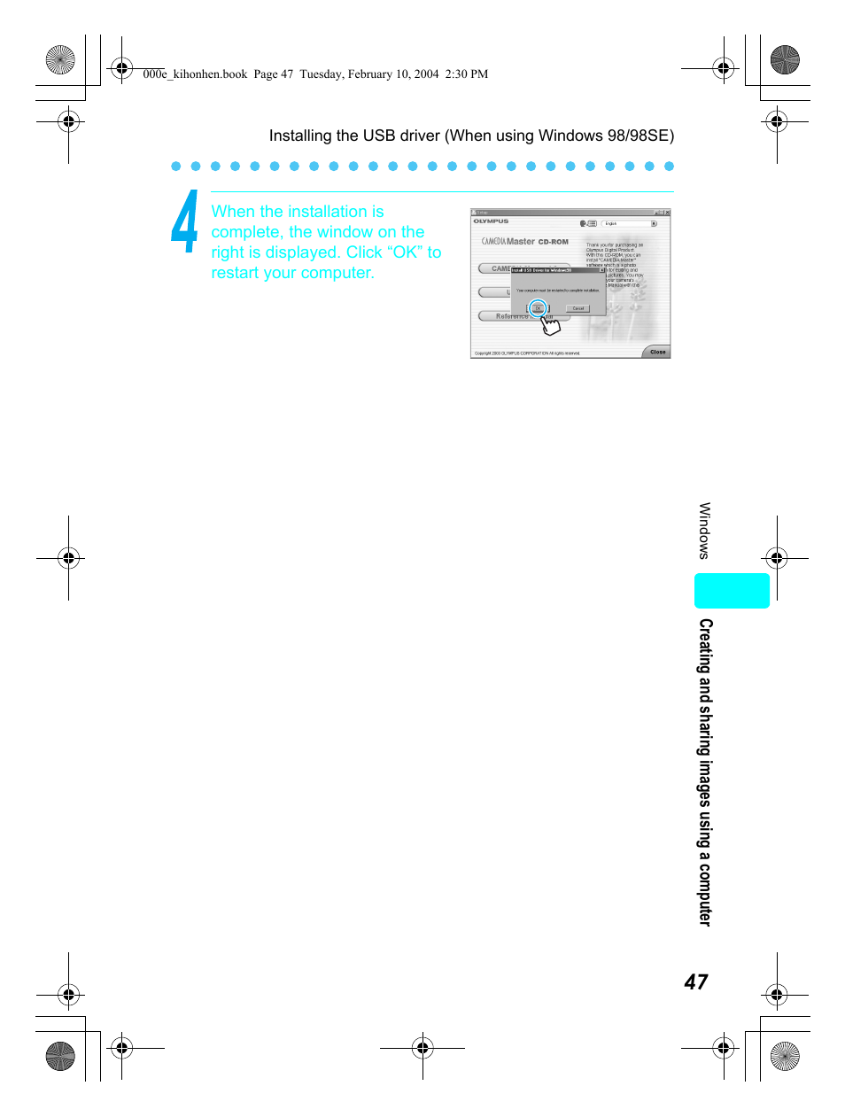 Olympus Stylus 410 Digital User Manual | Page 47 / 72