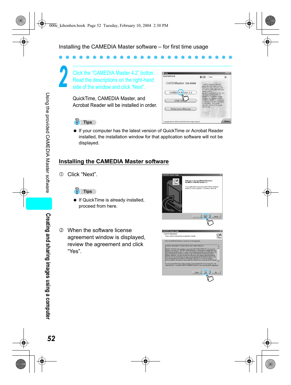 Olympus Stylus 410 Digital User Manual | Page 52 / 72