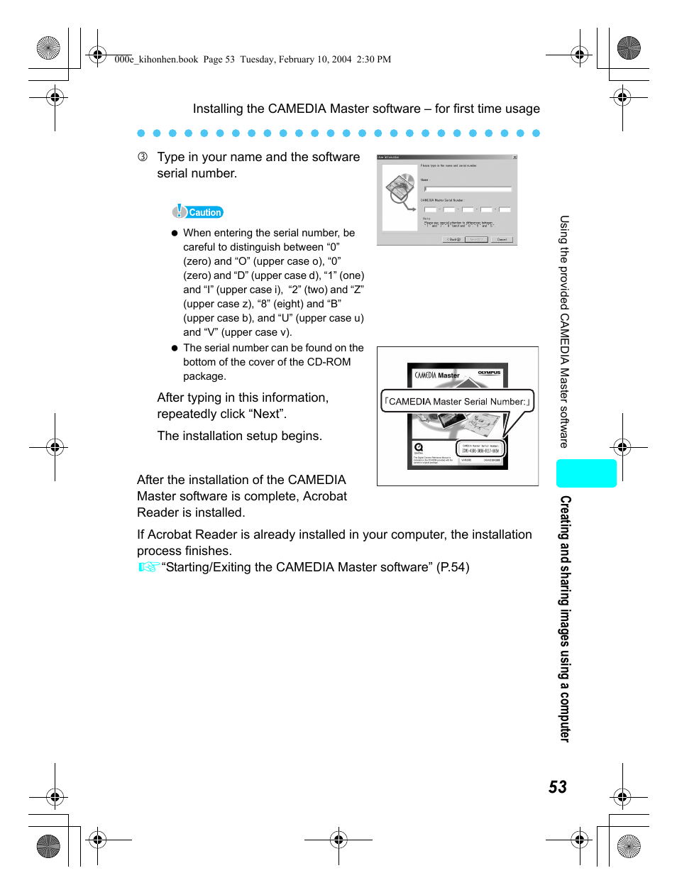 Olympus Stylus 410 Digital User Manual | Page 53 / 72