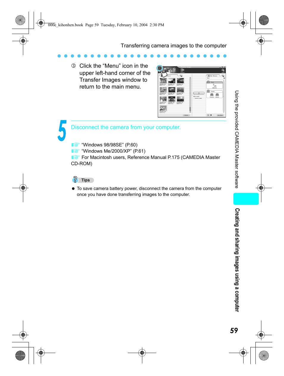 Olympus Stylus 410 Digital User Manual | Page 59 / 72