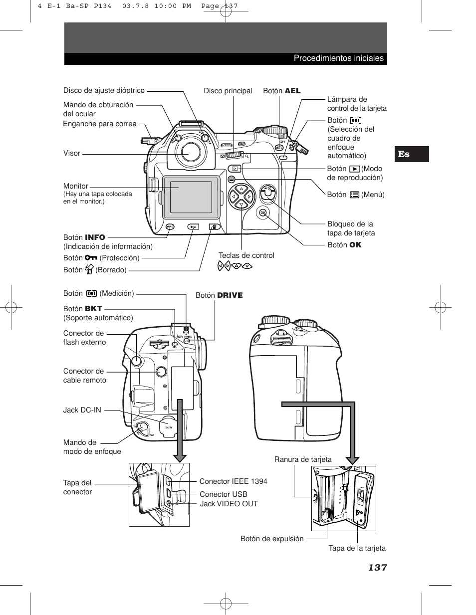 137 es | Olympus E-1 User Manual | Page 137 / 180