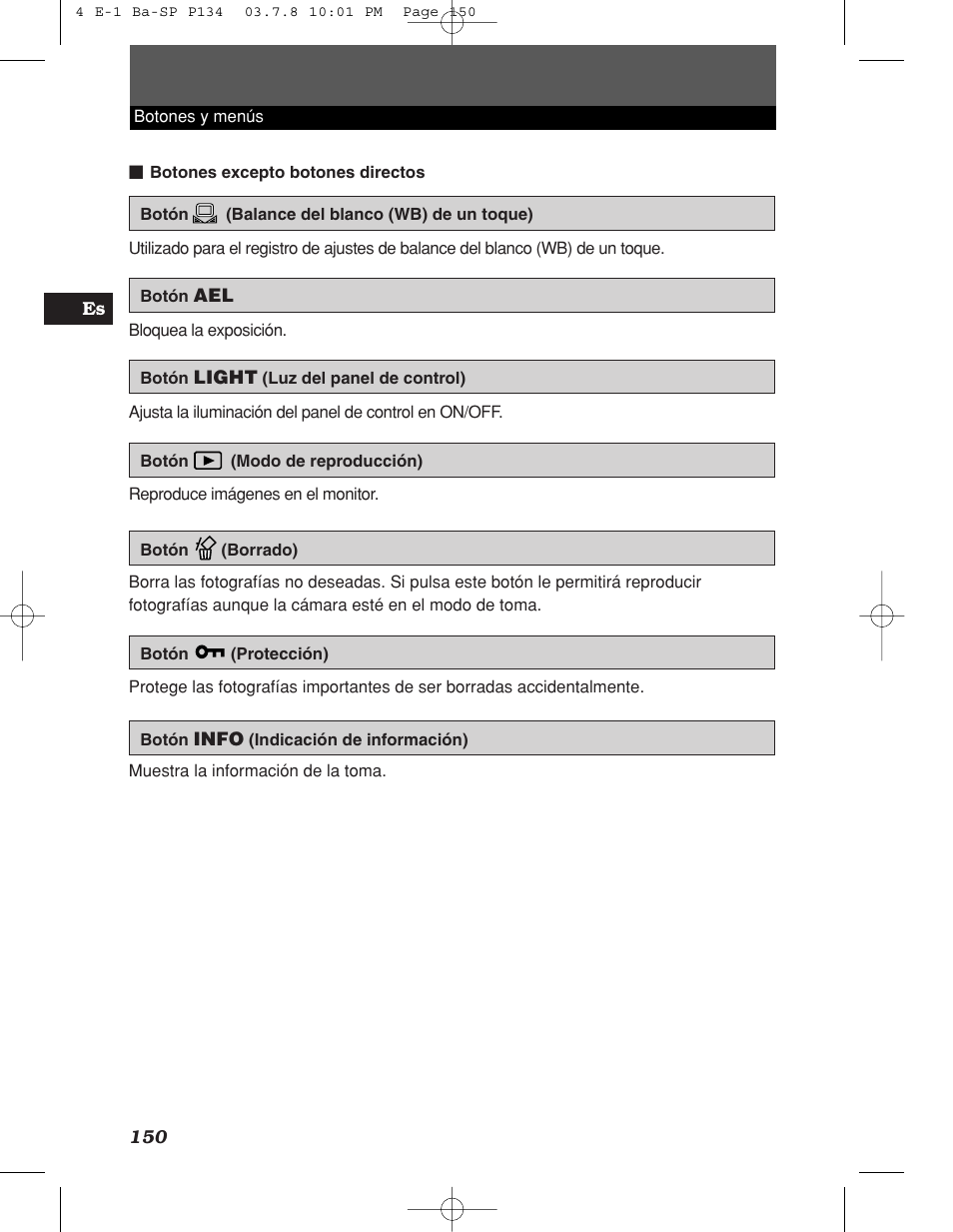 Olympus E-1 User Manual | Page 150 / 180