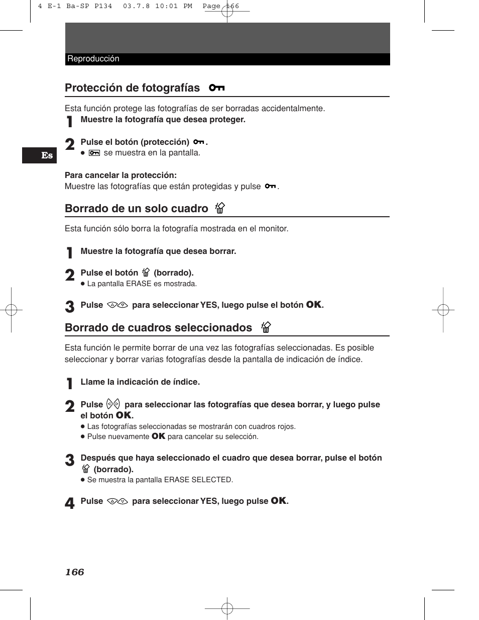 Olympus E-1 User Manual | Page 166 / 180