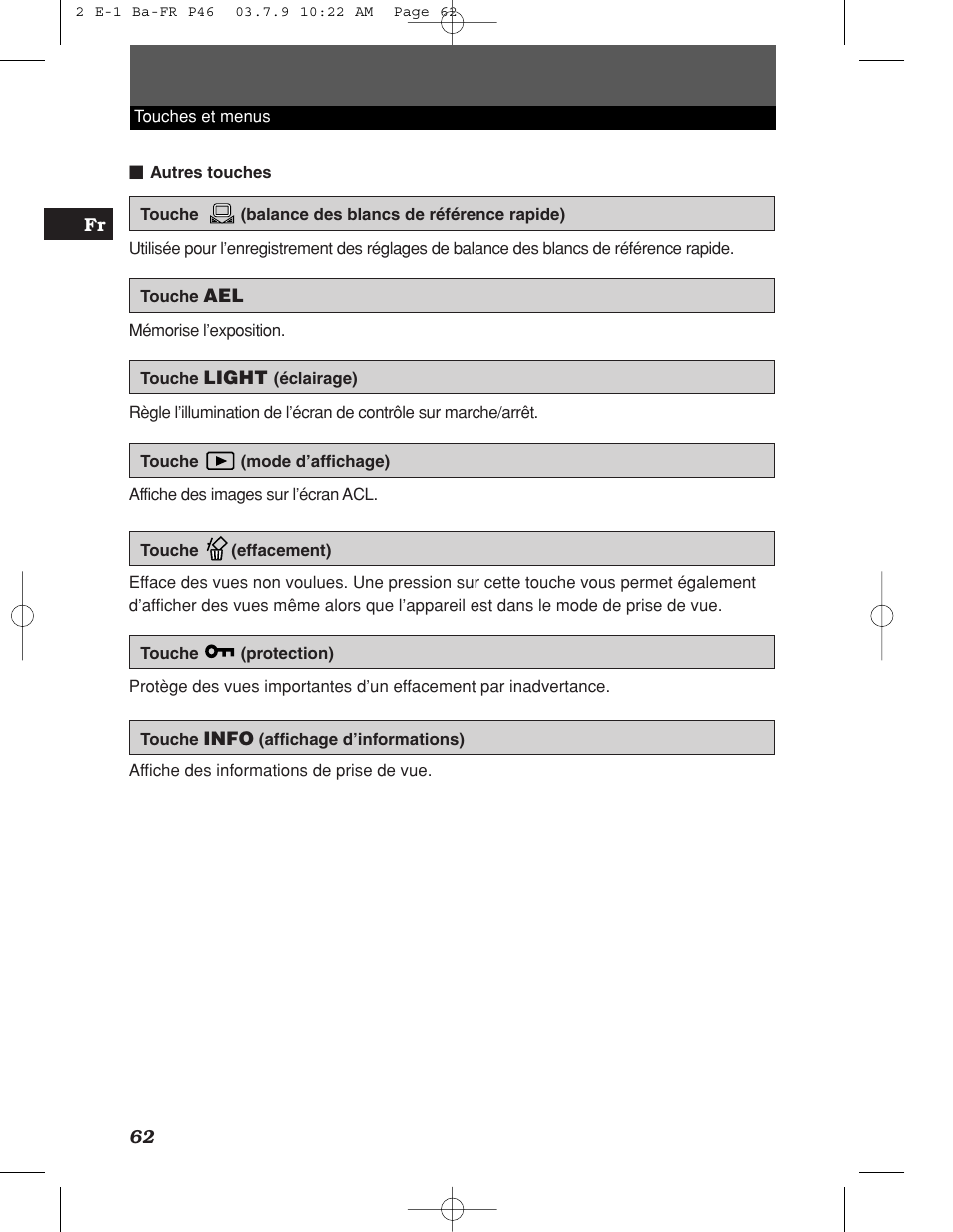 Olympus E-1 User Manual | Page 62 / 180