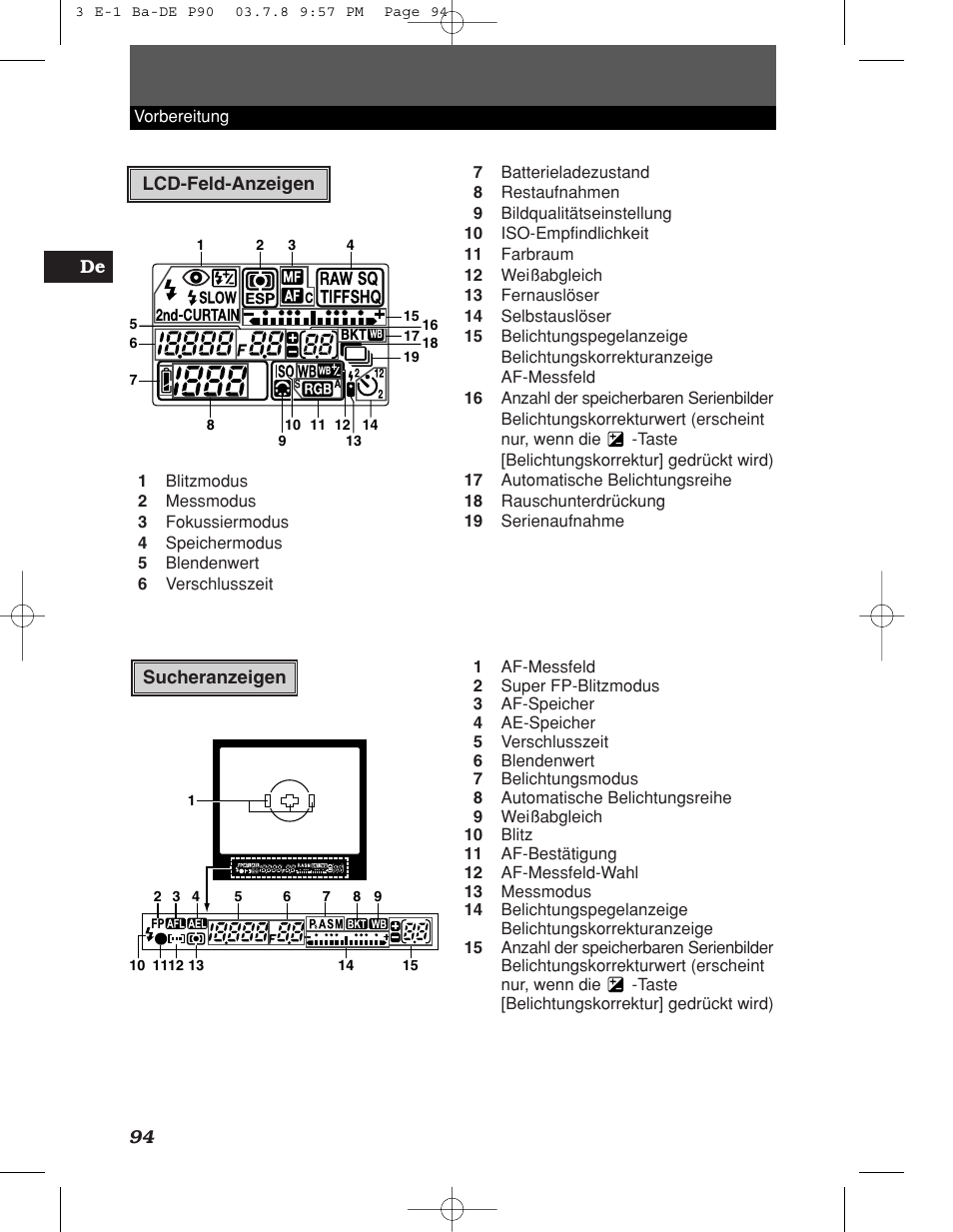 Olympus E-1 User Manual | Page 94 / 180