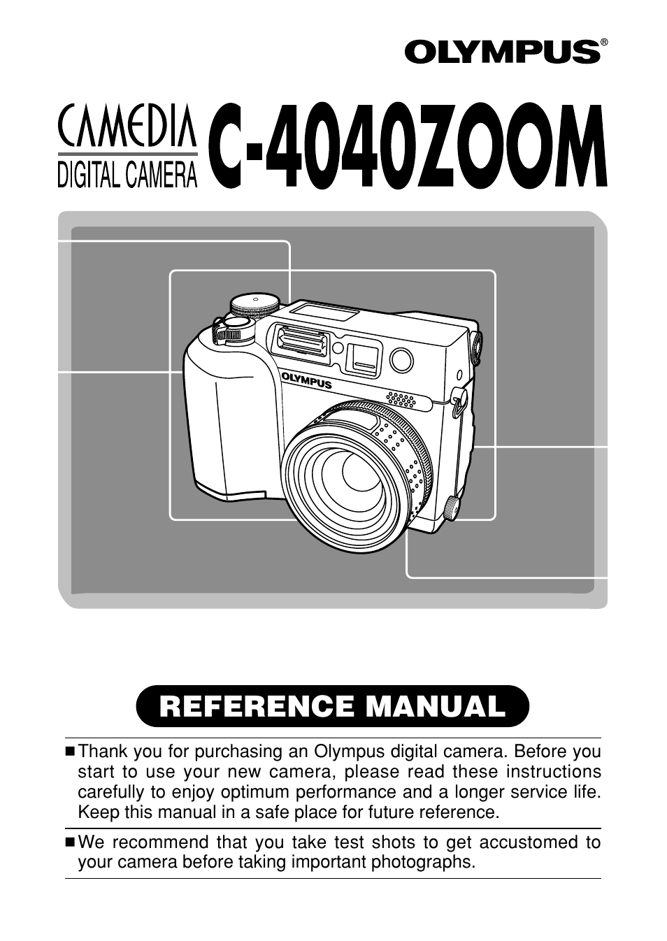 Olympus C-4040 Zoom User Manual | 200 pages