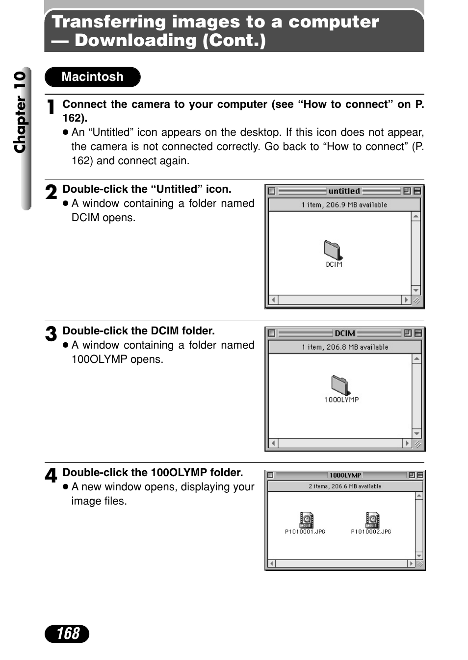 Olympus C-4040 Zoom User Manual | Page 168 / 200