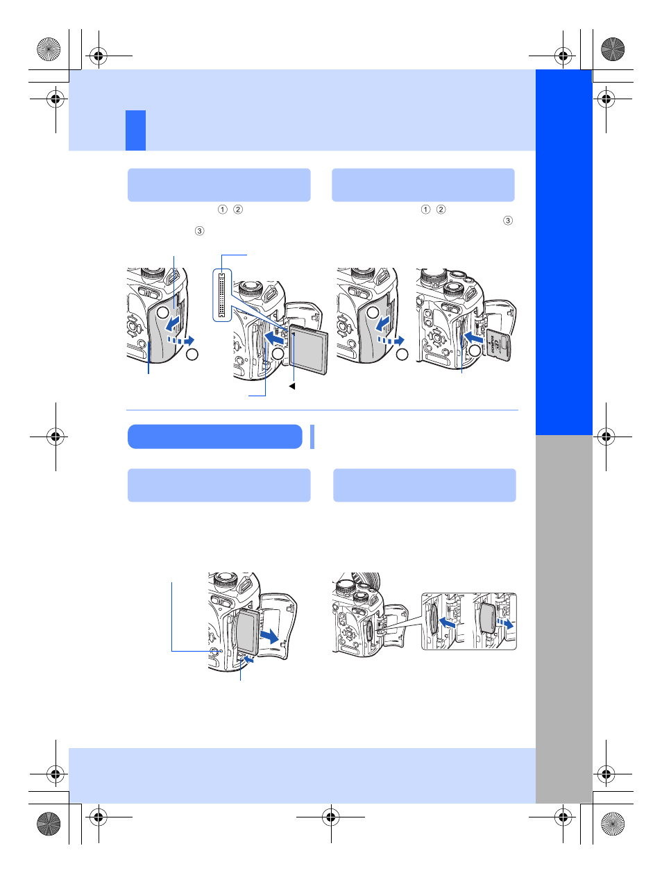 Loading the card, Basic guide, Preparat ions for shooting | Olympus E-620 User Manual | Page 13 / 156