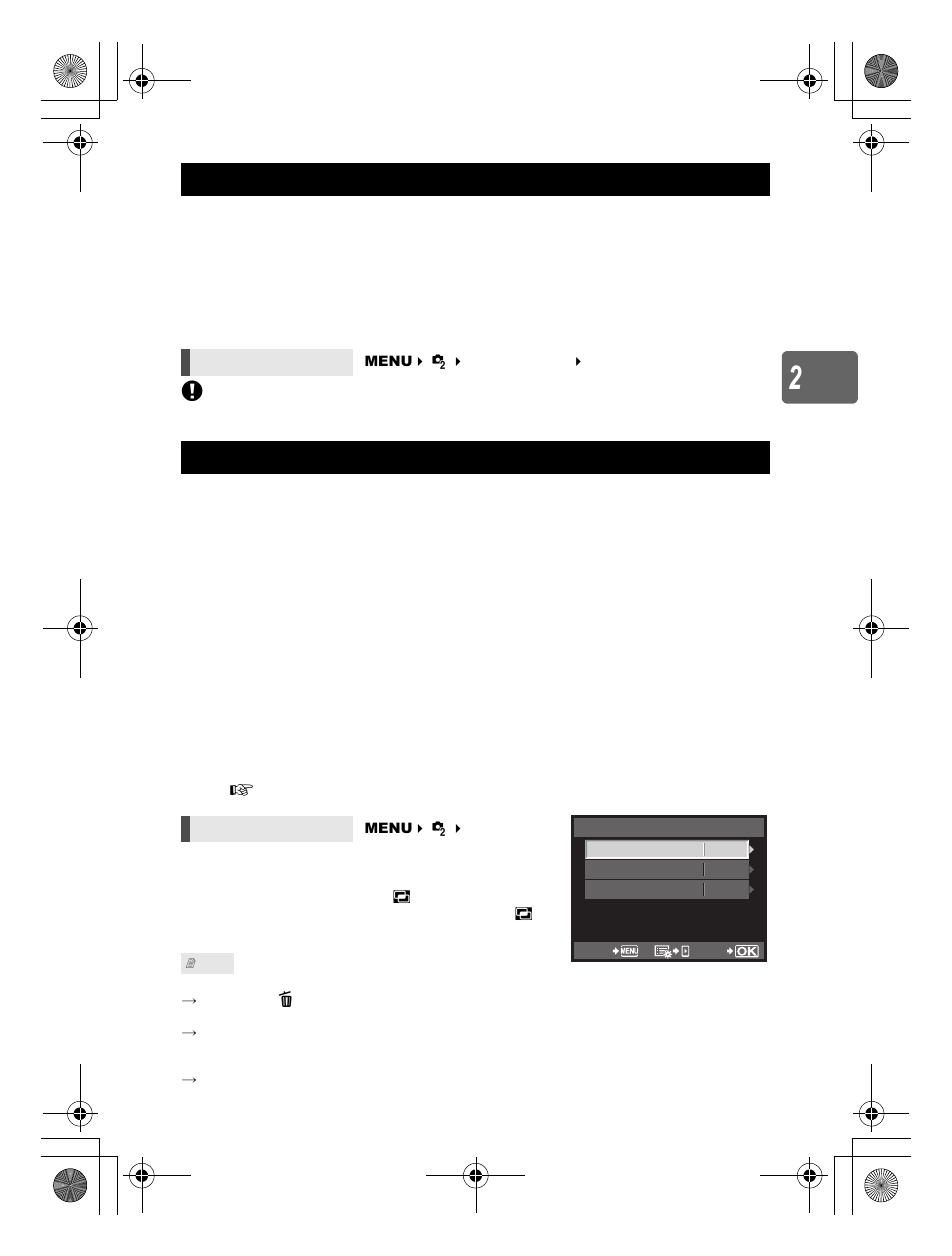 Iso bracketing, Multiple exposure | Olympus E-620 User Manual | Page 53 / 156