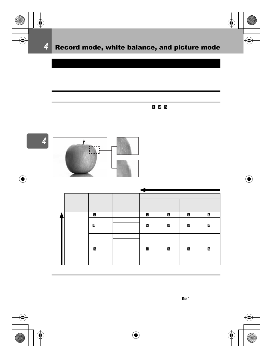 Record mode, white balance, and picture mode, Selecting the record mode | Olympus E-620 User Manual | Page 66 / 156