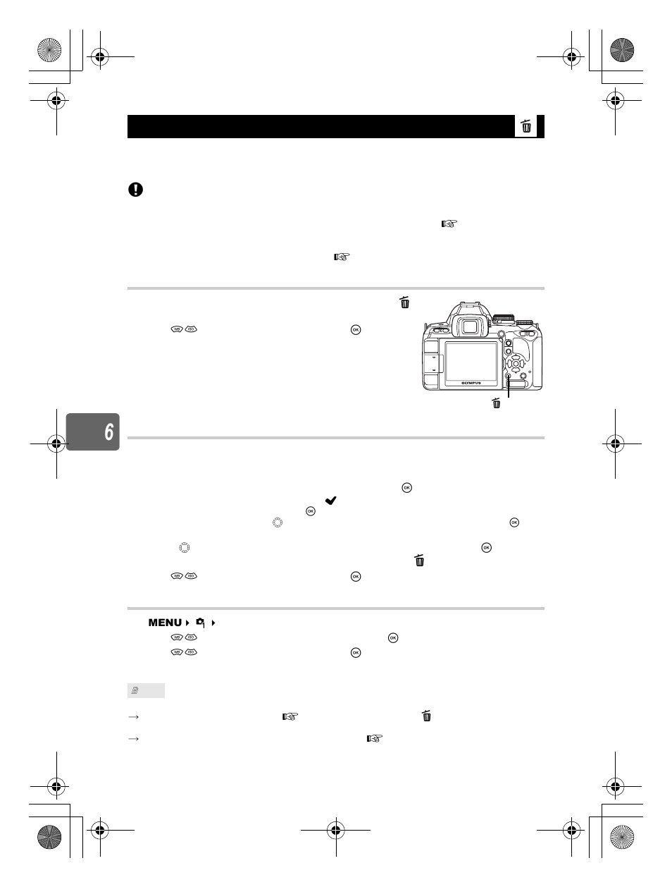 Erasing images | Olympus E-620 User Manual | Page 92 / 156