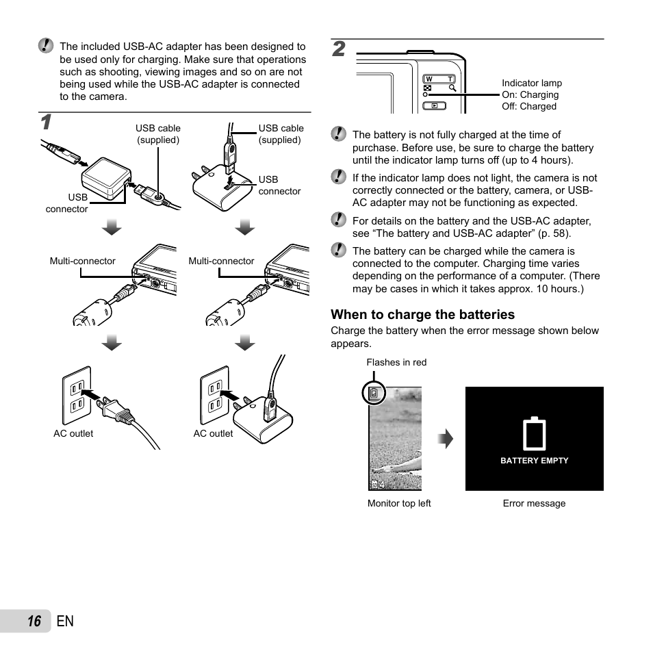 16 en | Olympus T-110 User Manual | Page 16 / 75