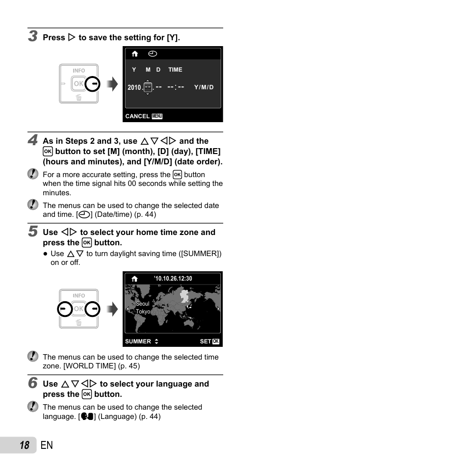 18 en | Olympus T-110 User Manual | Page 18 / 75