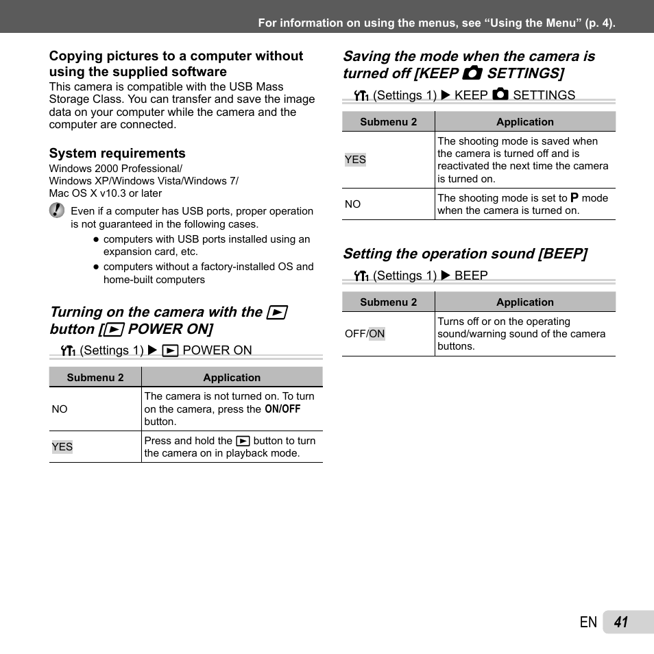 41 en | Olympus T-110 User Manual | Page 41 / 75