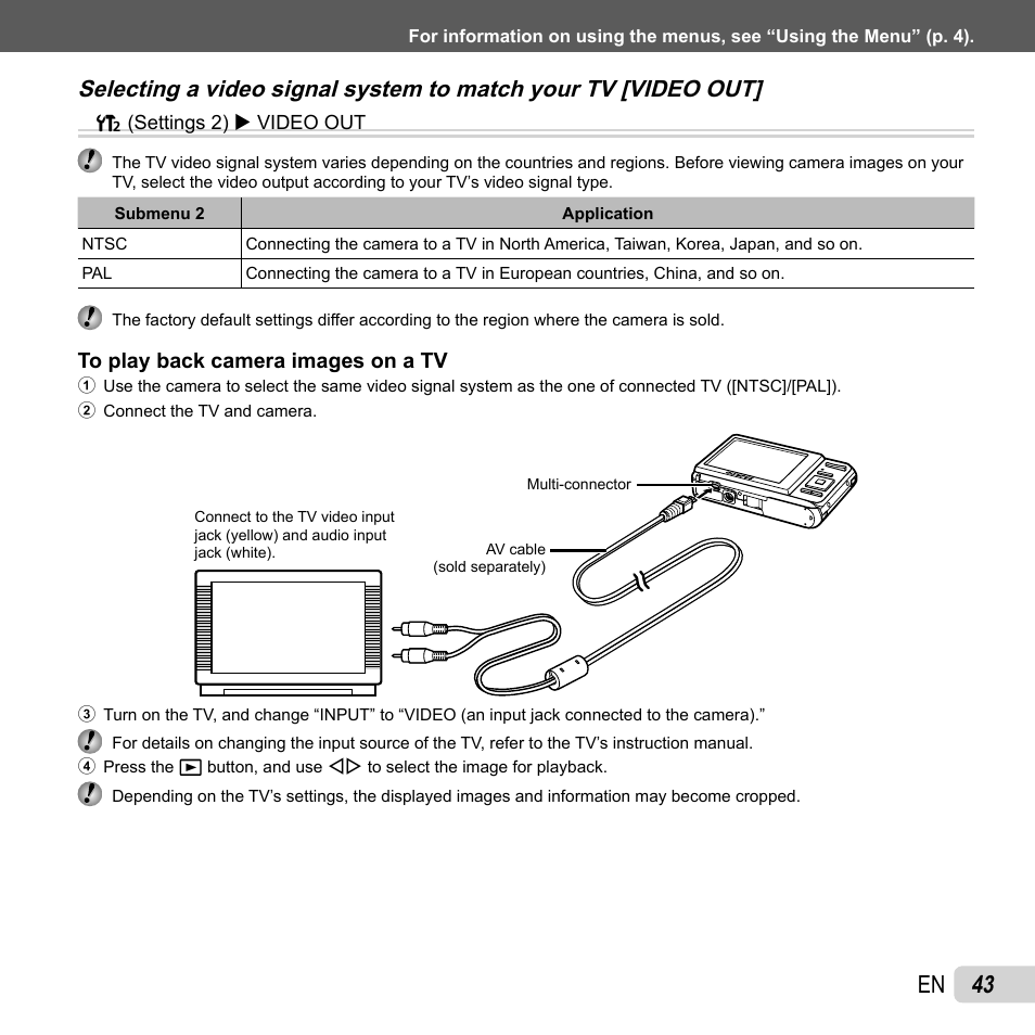 43 en | Olympus T-110 User Manual | Page 43 / 75