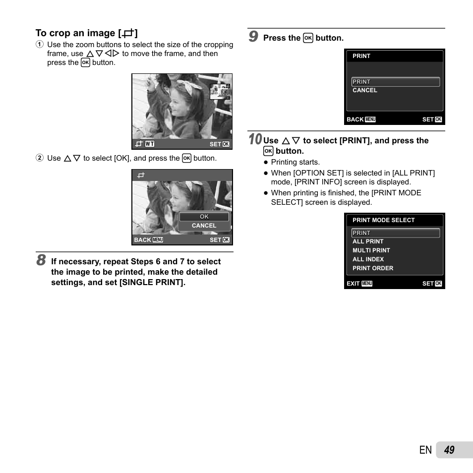 49 en | Olympus T-110 User Manual | Page 49 / 75