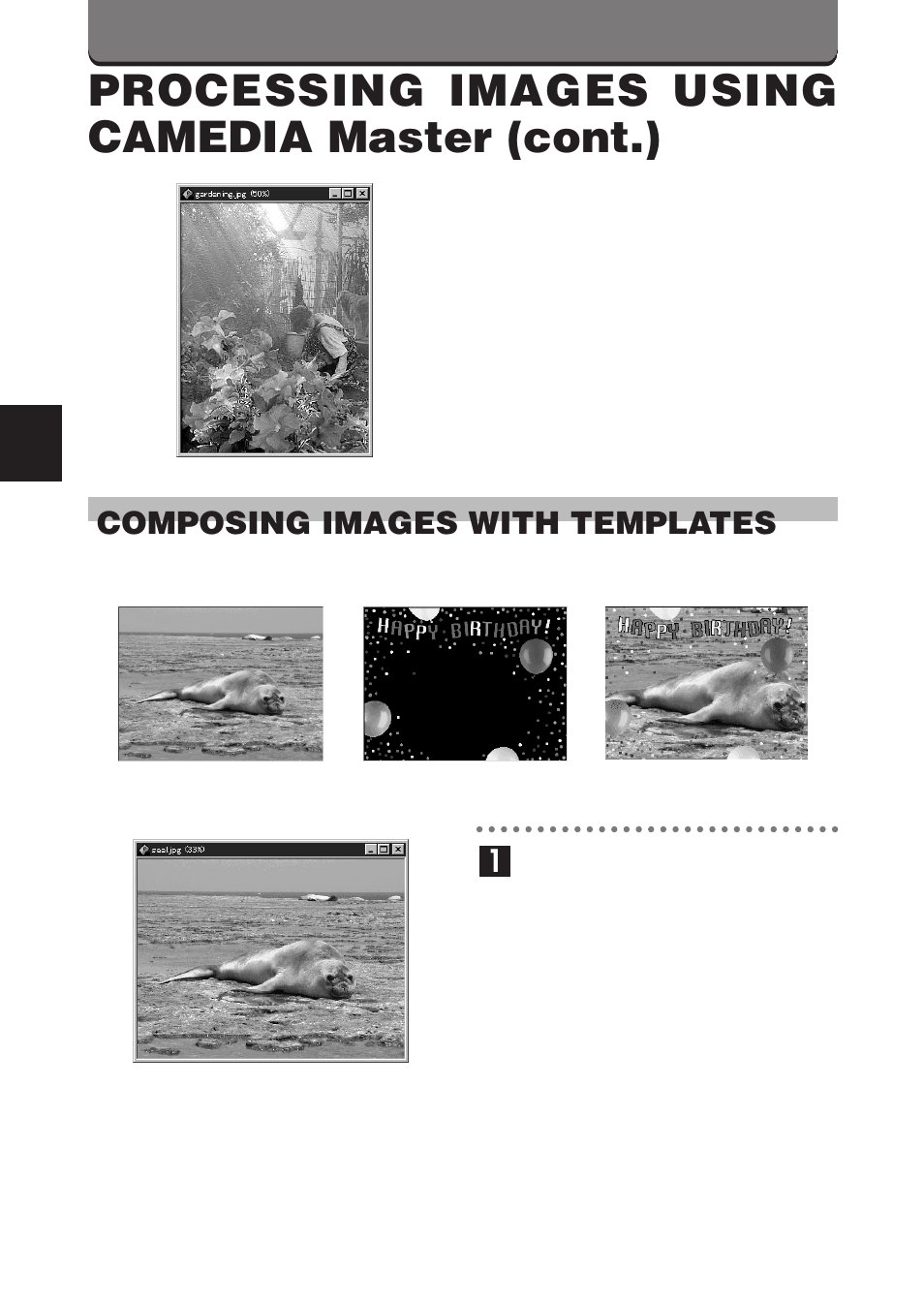 Processing images using camedia master (cont.) | Olympus D-360L User Manual | Page 106 / 124
