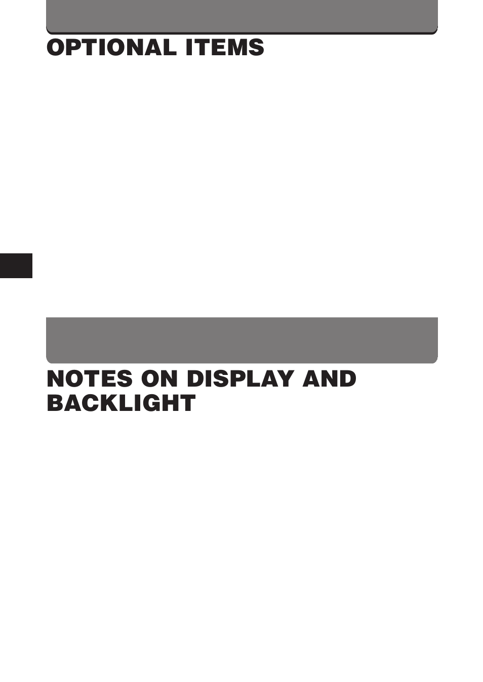 Optional items | Olympus D-360L User Manual | Page 118 / 124