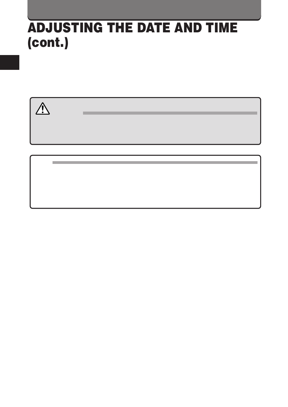 Adjusting the date and time (cont.) | Olympus D-360L User Manual | Page 30 / 124