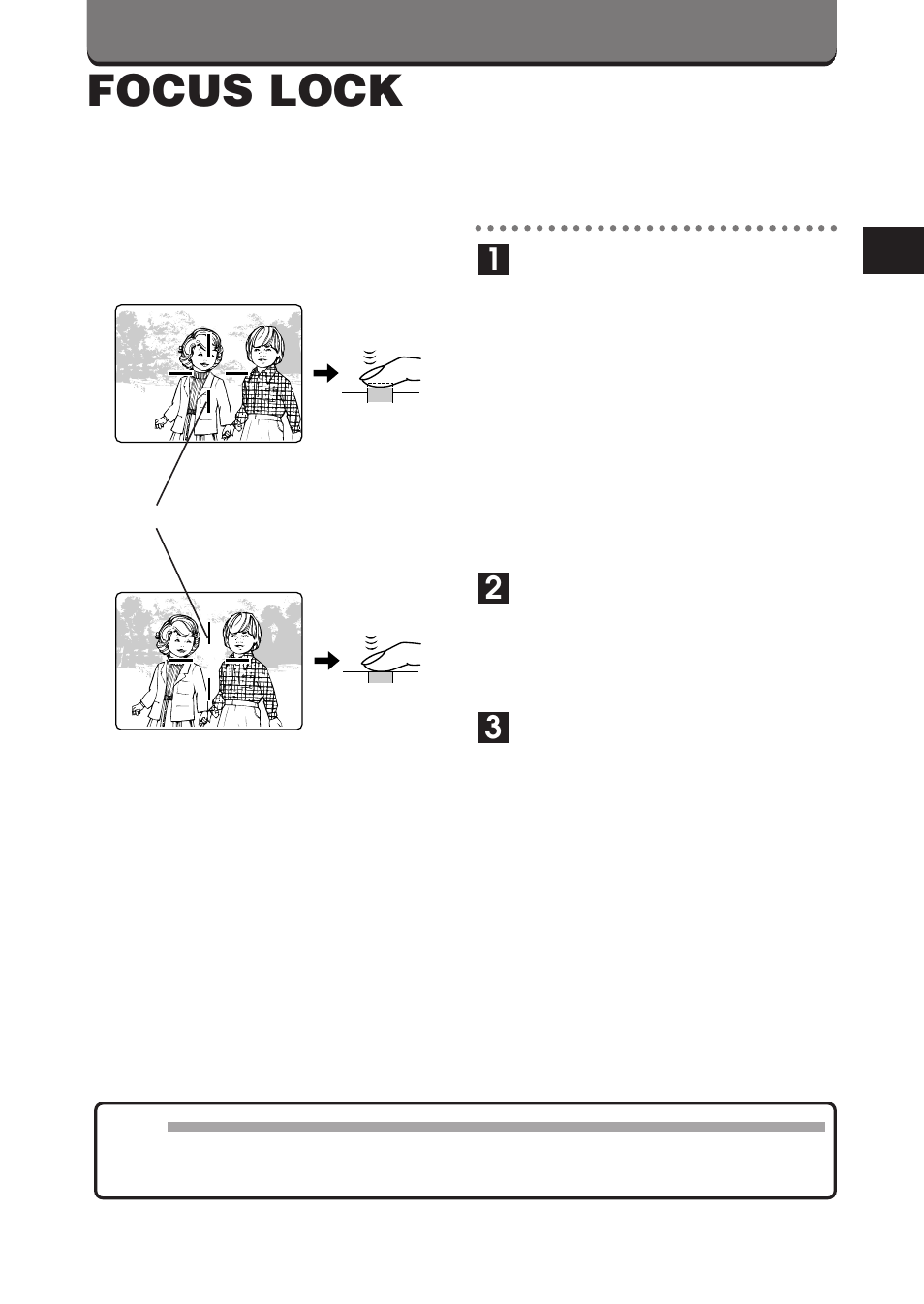 Focus lock | Olympus D-360L User Manual | Page 45 / 124