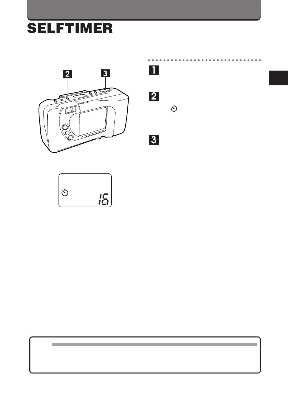 Selftimer | Olympus D-360L User Manual | Page 55 / 124