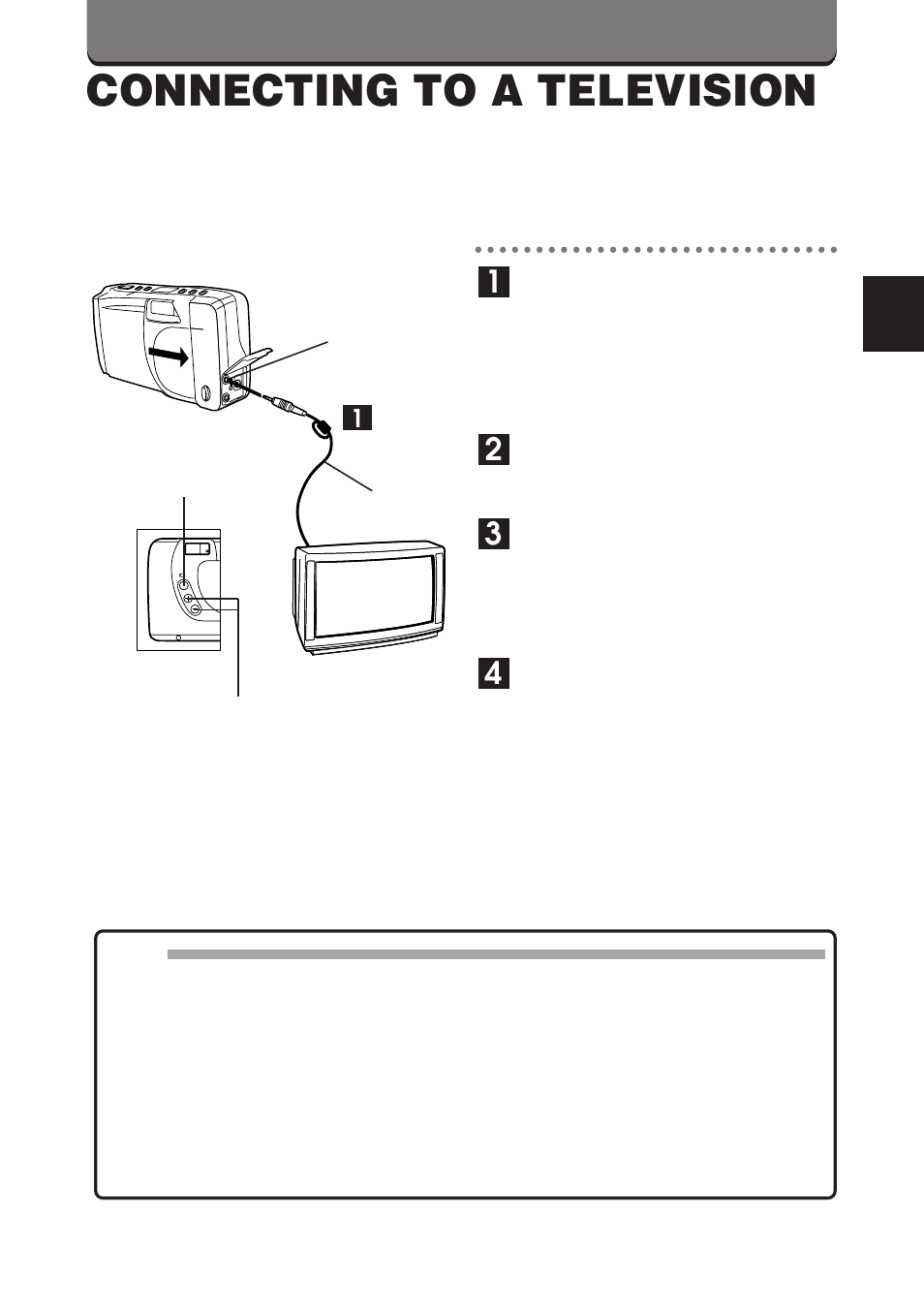 Connecting to a television | Olympus D-360L User Manual | Page 77 / 124