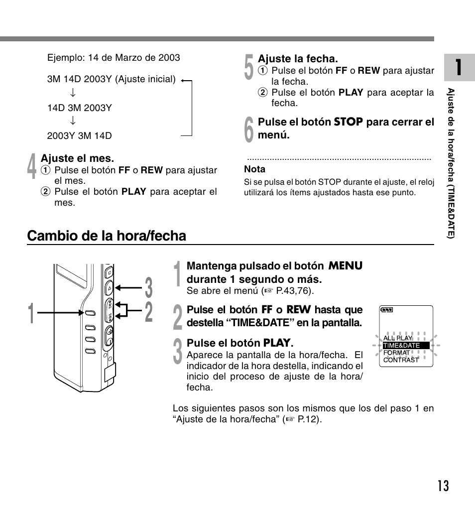 Olympus DM-10 User Manual | Page 13 / 101