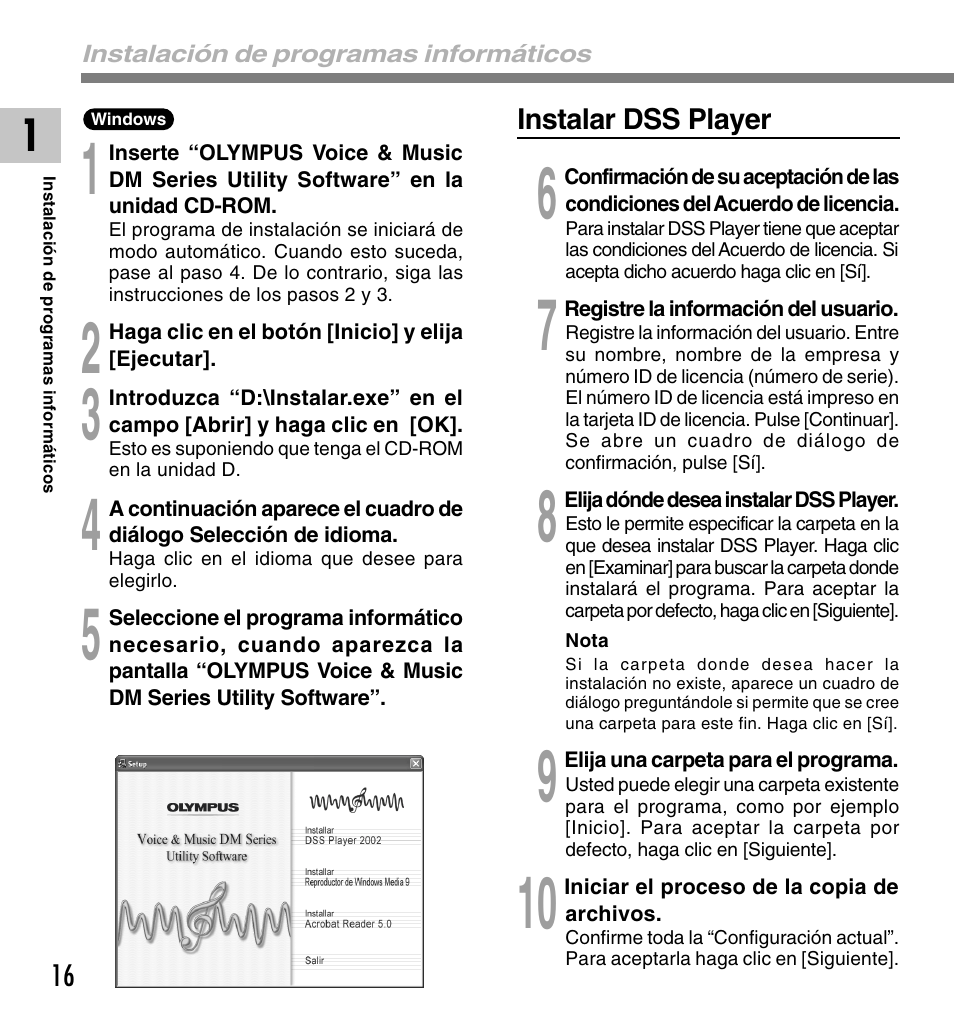 Olympus DM-10 User Manual | Page 16 / 101